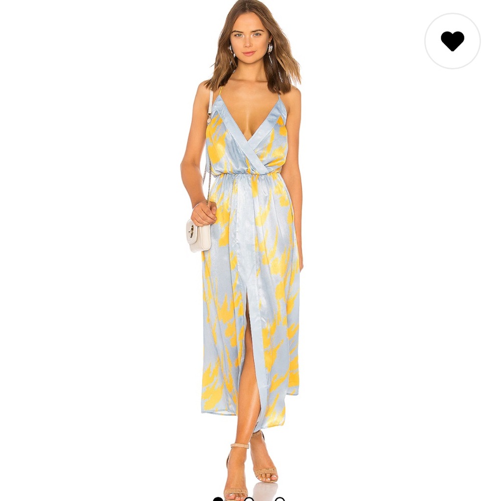 x REVOLVE Mareena Dress in Blue Feather